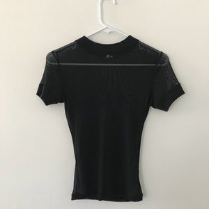 Mesh ringer tee